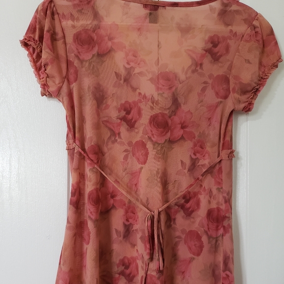 Floral net top size small - Picture 2 of 4